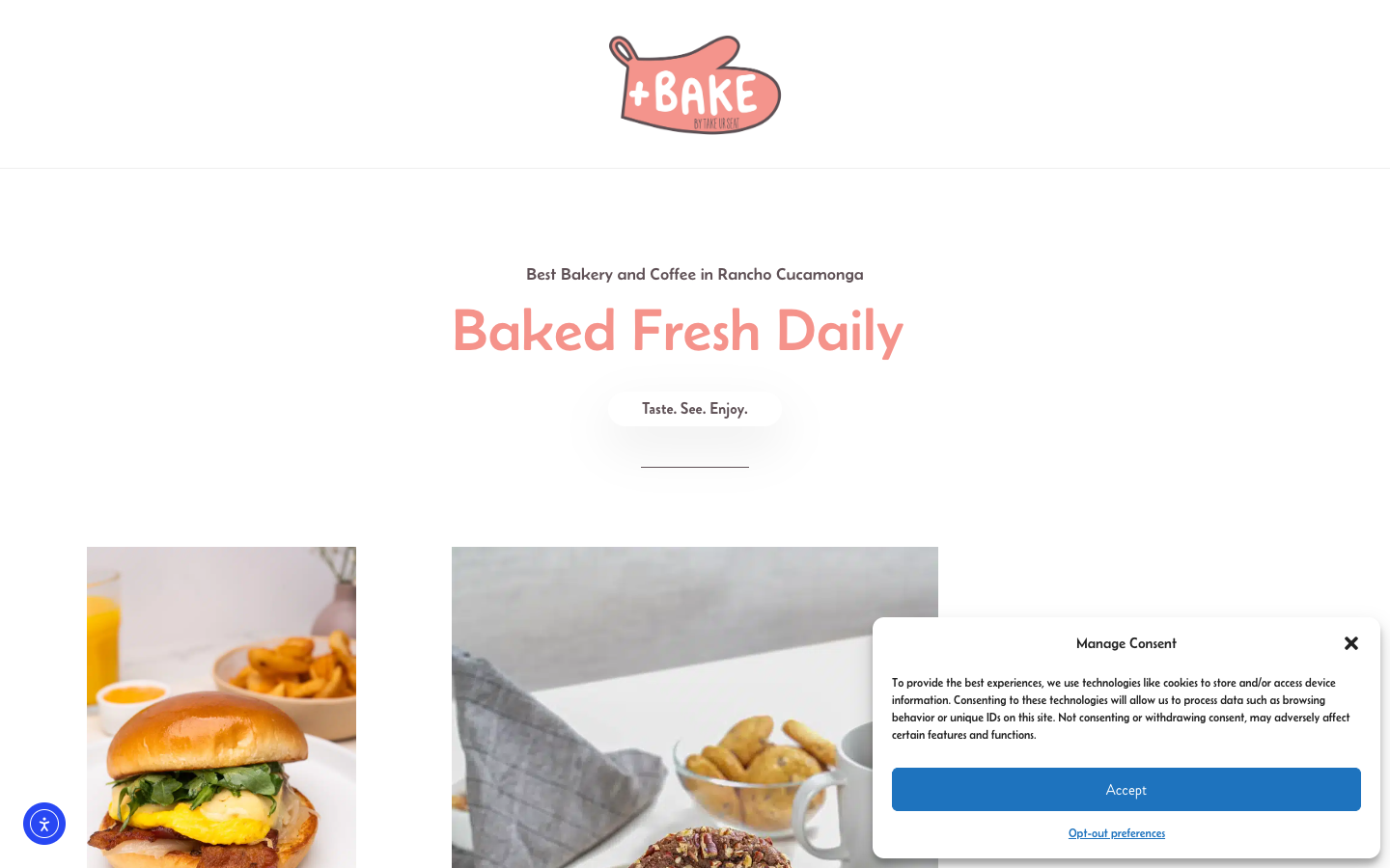 +Bake Cafe project preview