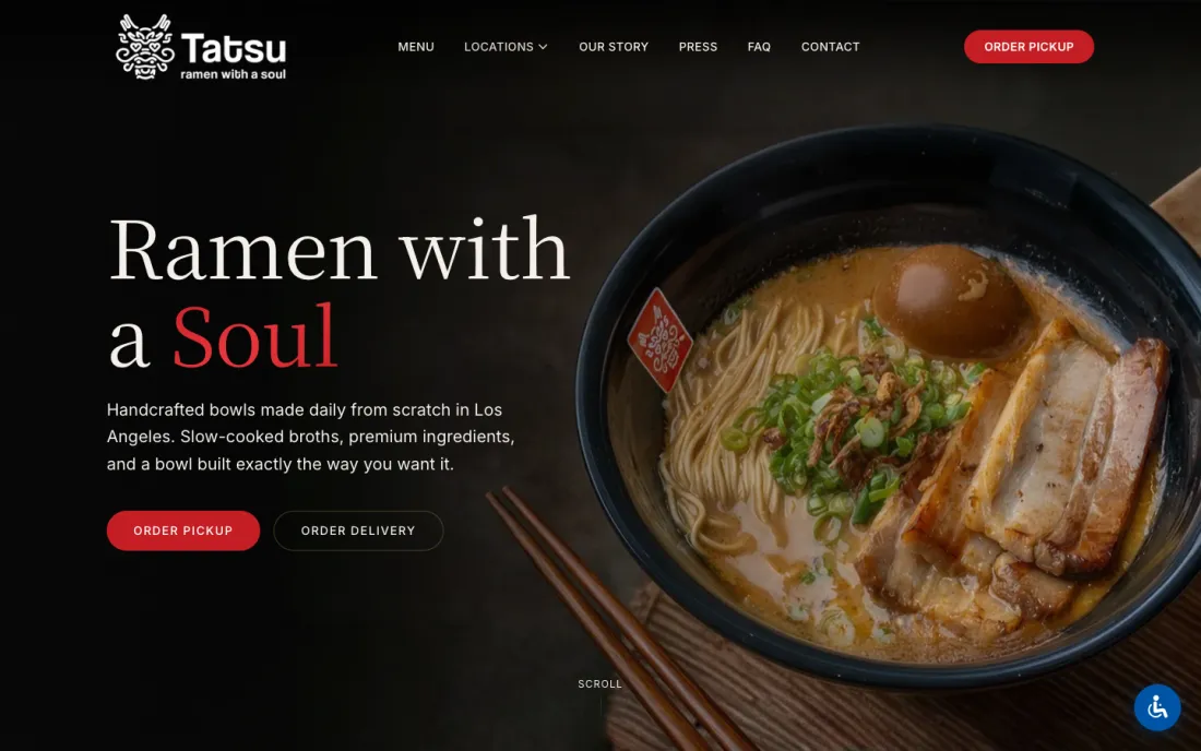 Tatsu Ramen case study preview